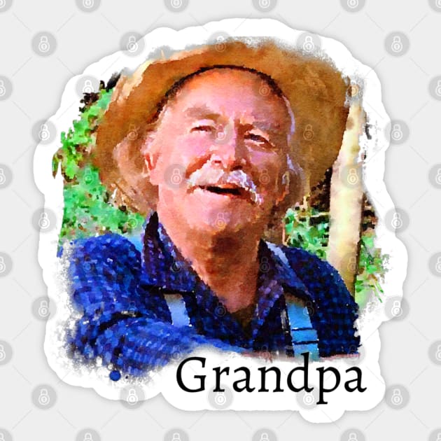 Grandpa Walton Sticker by Neicey